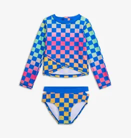 Appaman Oceana Rash Guard Set Checkerboard