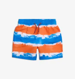Appaman Mid Length Swim Trunks Painters Stripe
