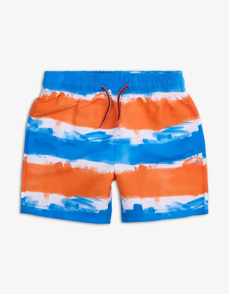 Appaman Mid Length Swim Trunks Painters Stripe