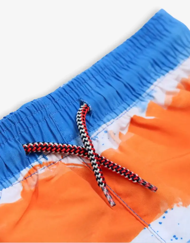 Appaman Mid Length Swim Trunks Painters Stripe