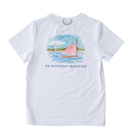 Prodoh Pro Performance S/S Fishing Tee Bright White
