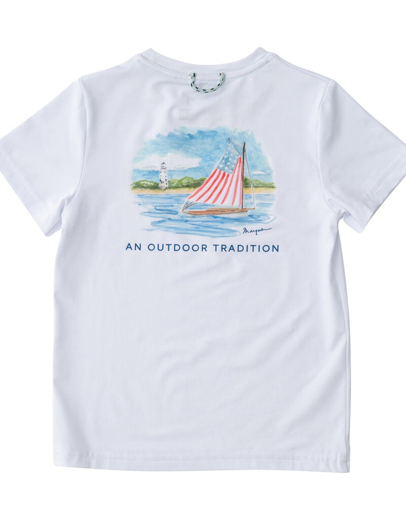 Prodoh Pro Performance S/S Fishing Tee Bright White
