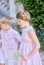 Kidiwi France Flora Smocked Dress Pink Stripes