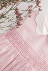 Kidiwi France Flora Smocked Dress Pink Stripes