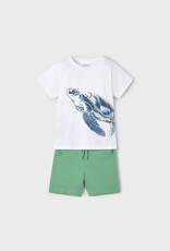 Mayoral Turtle T-Shirt and Shorts Set