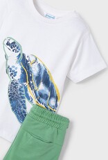 Mayoral Turtle T-Shirt and Shorts Set