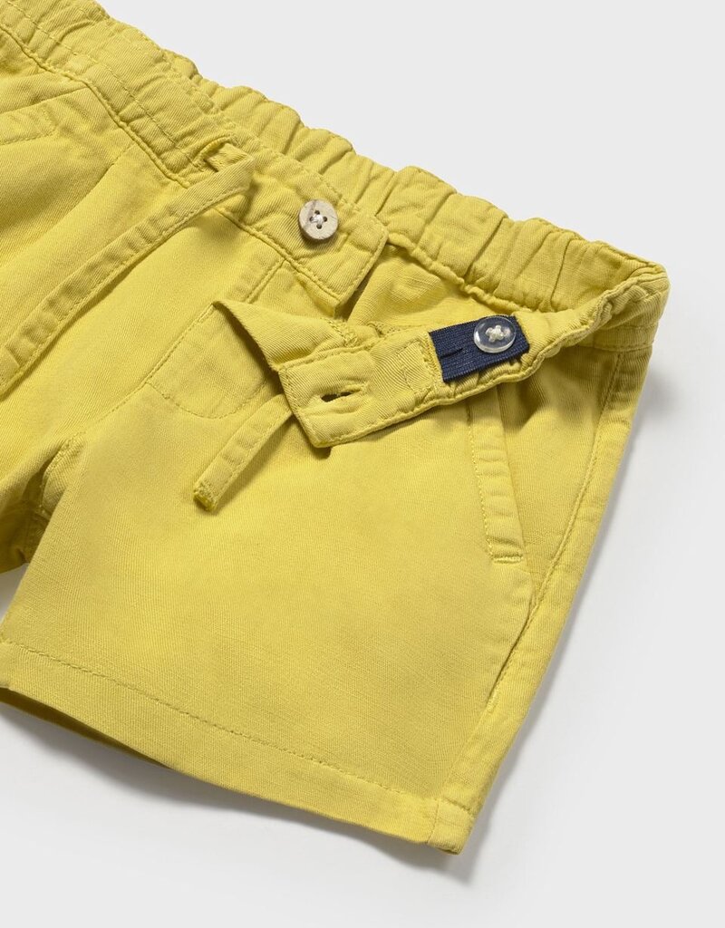 Mayoral Loose Fit Bermuda Shorts Gold