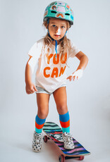 Minimalist Folk Co. You Can White w/Orange Tee