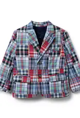 Janie and Jack Plaid Patchwork Blazer