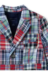 Janie and Jack Plaid Patchwork Blazer