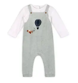 Viverano Hot Air Balloon Sweater Overall Set Blue