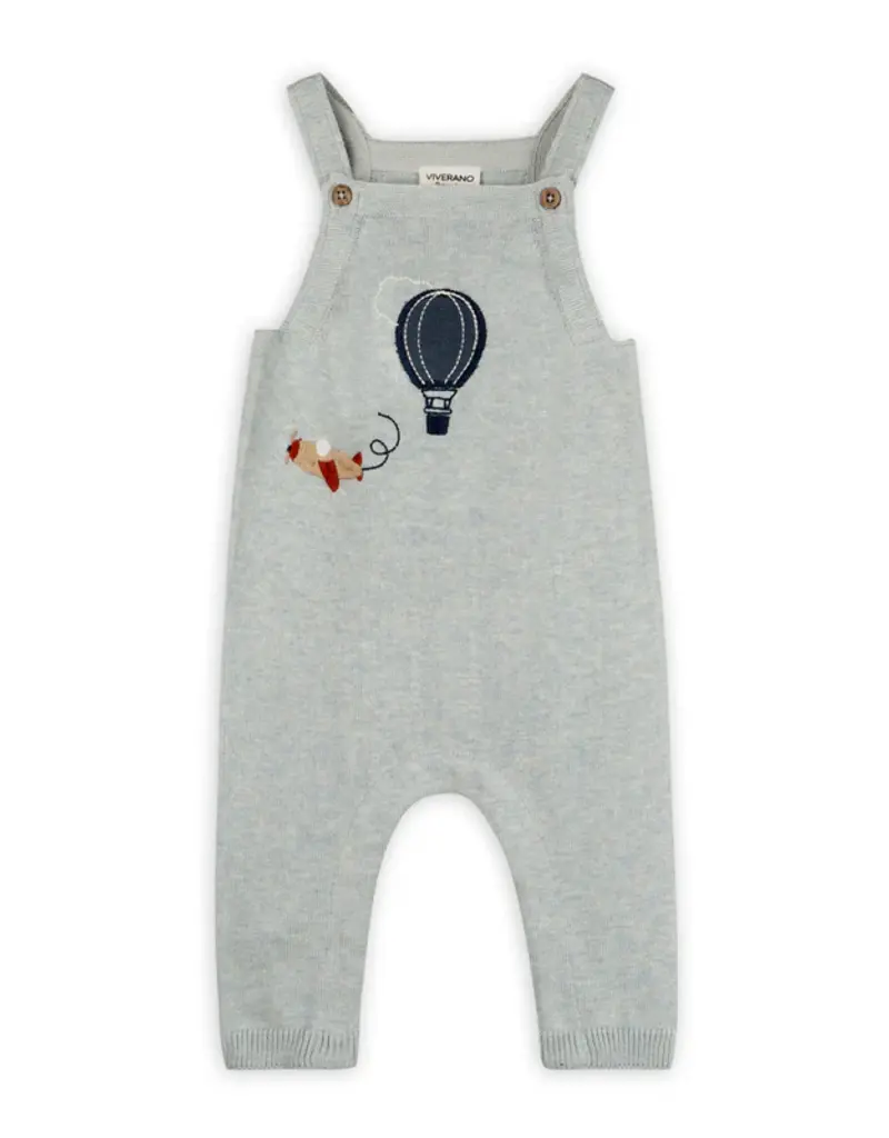 Viverano Hot Air Balloon Sweater Overall Set Blue