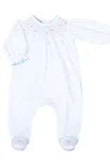 Magnolia Baby Adele Classics Bishop Footie Turquoise