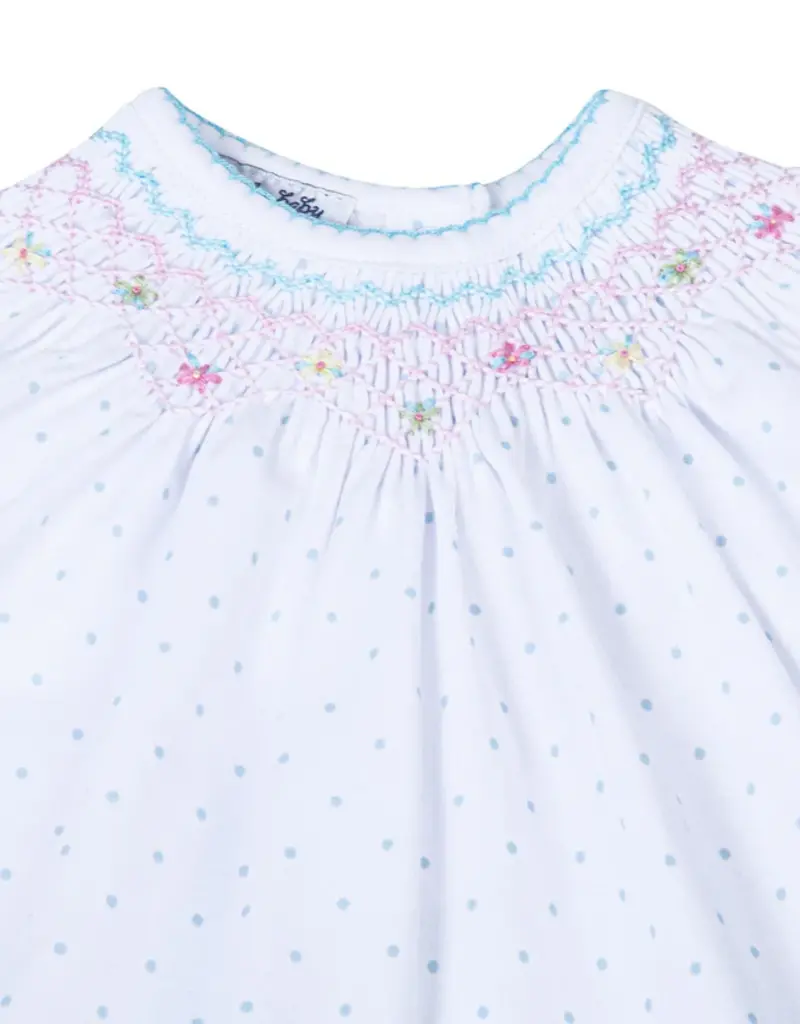 Magnolia Baby Adele Classics Bishop Footie Turquoise