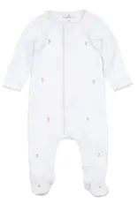 Magnolia Baby Juliettes Classics Scattered Footie Pink