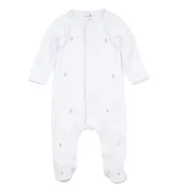Magnolia Baby Juliettes Classics Scattered Footie Pink