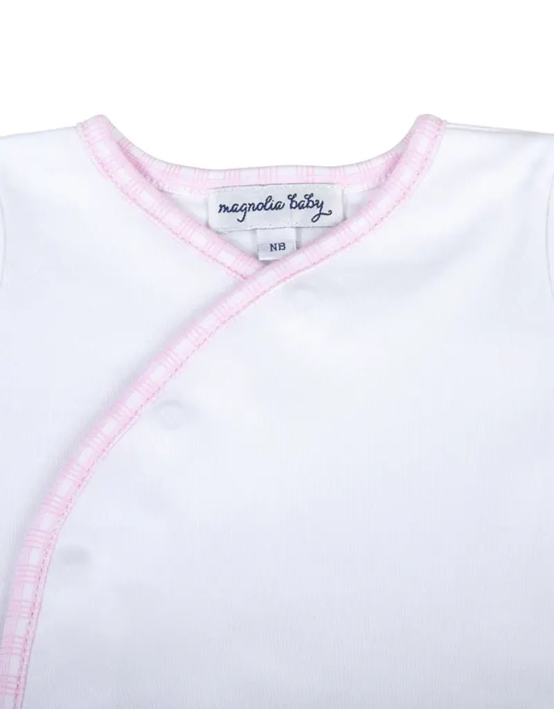 Magnolia Baby New Beginnings Kimono Footed Pant Set Pink