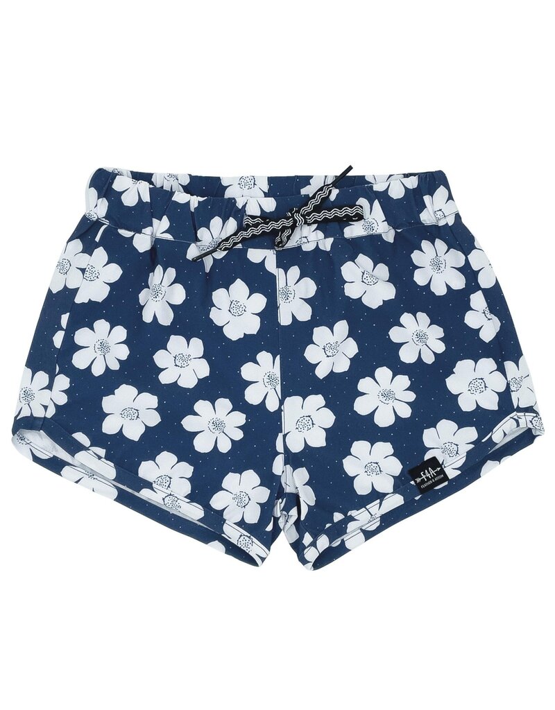 Feather 4 Arrow NAVY IN BLOOM SURF SHORT