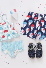 Pink Chicken joy tankini snow cones