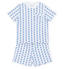 Lila + Hayes CHARLES SHORT SET SAILING AWAY