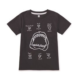 Tea Collection Shark Tooth Graphic Tee Iron