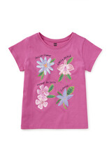 Tea Collection Orchid Discovery Graphic Tee Carousel Pink