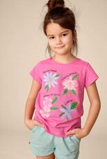 Tea Collection Orchid Discovery Graphic Tee Carousel Pink