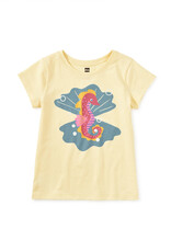 Tea Collection Seahorse and Pearls Graphic Tee