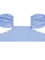 Minnow SALE blue micro gingham puddle jumper