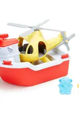 Green Toys Rescue Boat & Helicopter