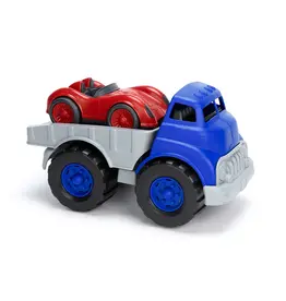 Green Toys Flatbed Truck w/Red Race Car