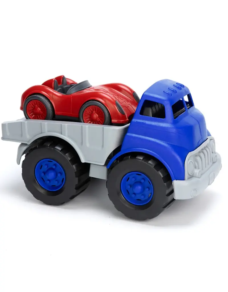 Green Toys Flatbed w/Red Race Car
