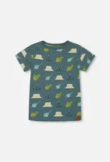 Deux par Deux Organic Jersey Tee Going Fishing