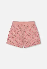 Deux par Deux French Terry Short Strawberries Pink