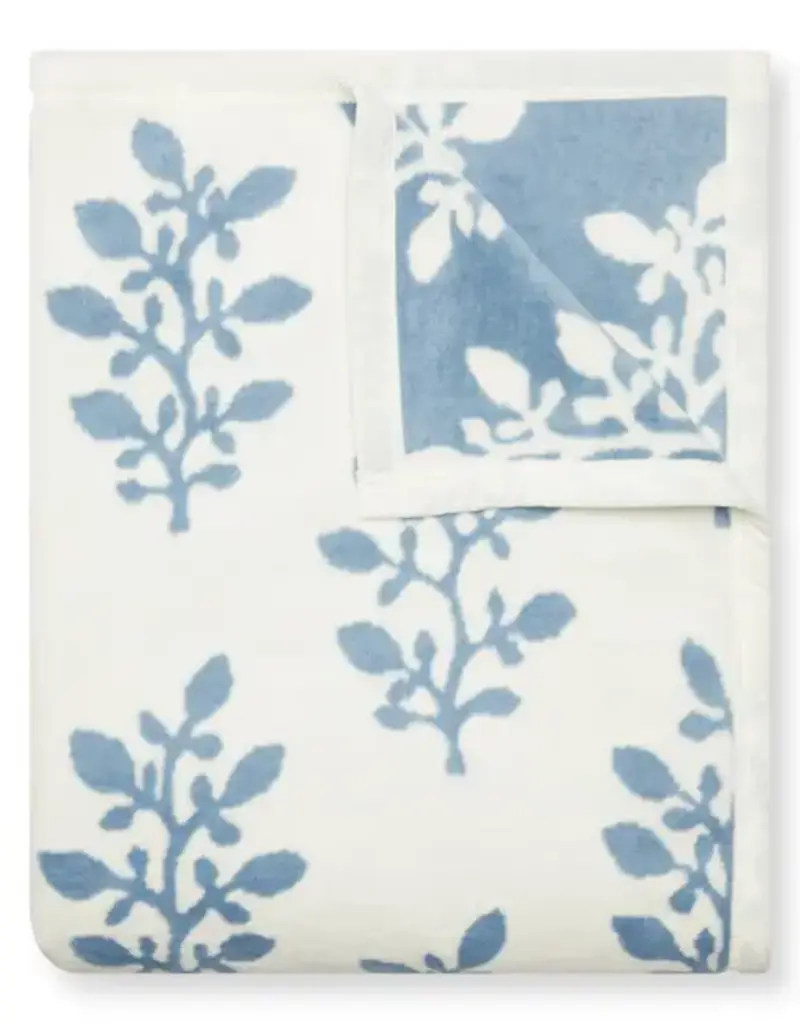 ChappyWrap Garden Gate Blue Blanket