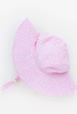 Pink Seersucker Sunhat