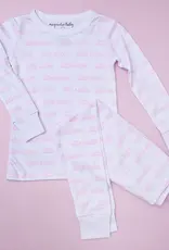 Magnolia Baby Little Sister Printed Long Pajamas Pink