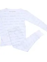 Magnolia Baby Little Brother Printed Long Pajamas Lt Blue