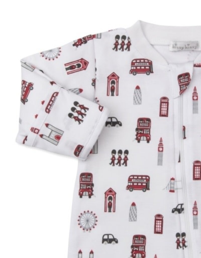 Kissy Kissy Lively London Footie w/Zip