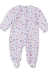 Kissy Kissy Billowy Bows Footie w/Zip