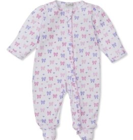 Kissy Kissy Billowy Bows Footie w/Zip
