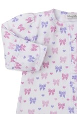Kissy Kissy Billowy Bows Footie w/Zip