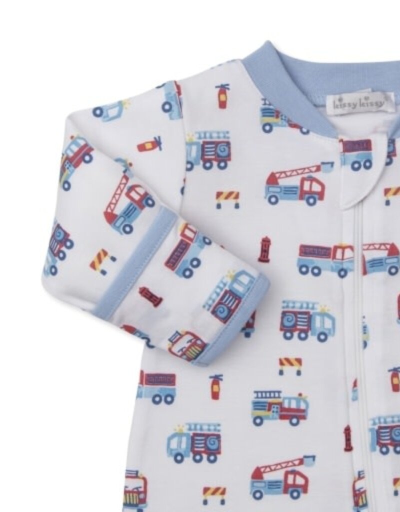 Kissy Kissy Fight the Fire Footie w/Zip