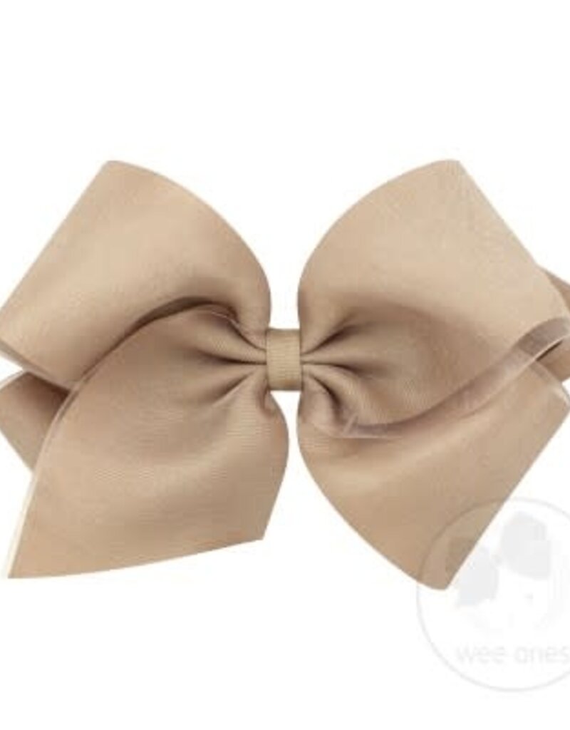 Wee Ones King Organza Overlay Bow