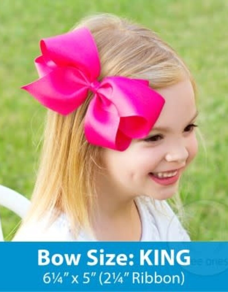 Wee Ones King Organza Overlay Bow