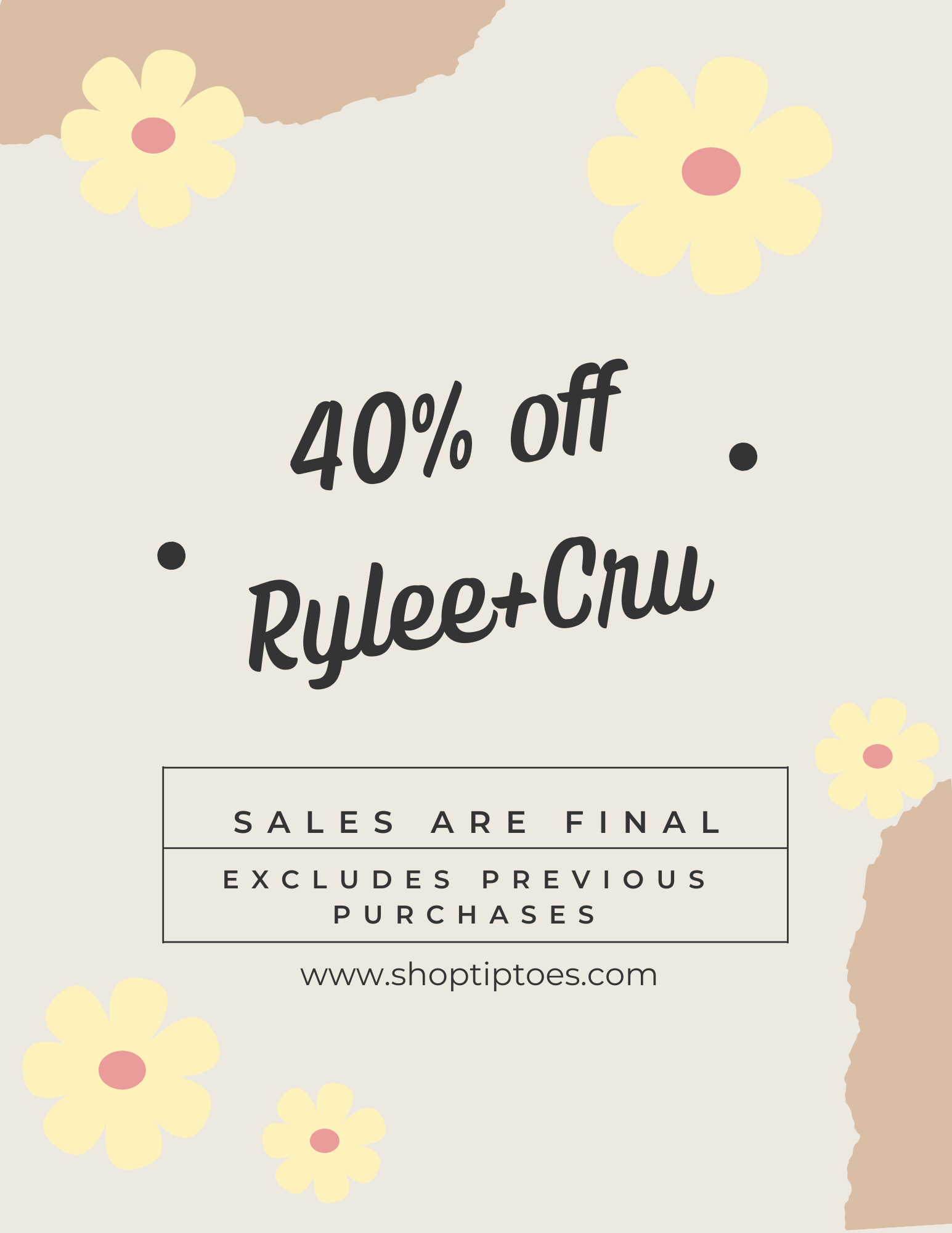 Rylee and Cru Sale