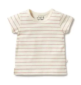 wilson + frenchy Squiggle Organic Tee