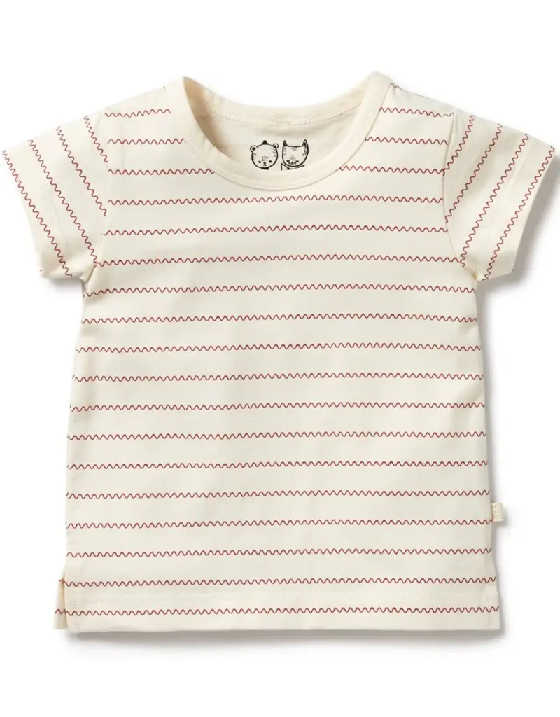 wilson + frenchy Squiggle Organic Tee