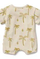 wilson + frenchy Palm Days Organic Henley Growsuit