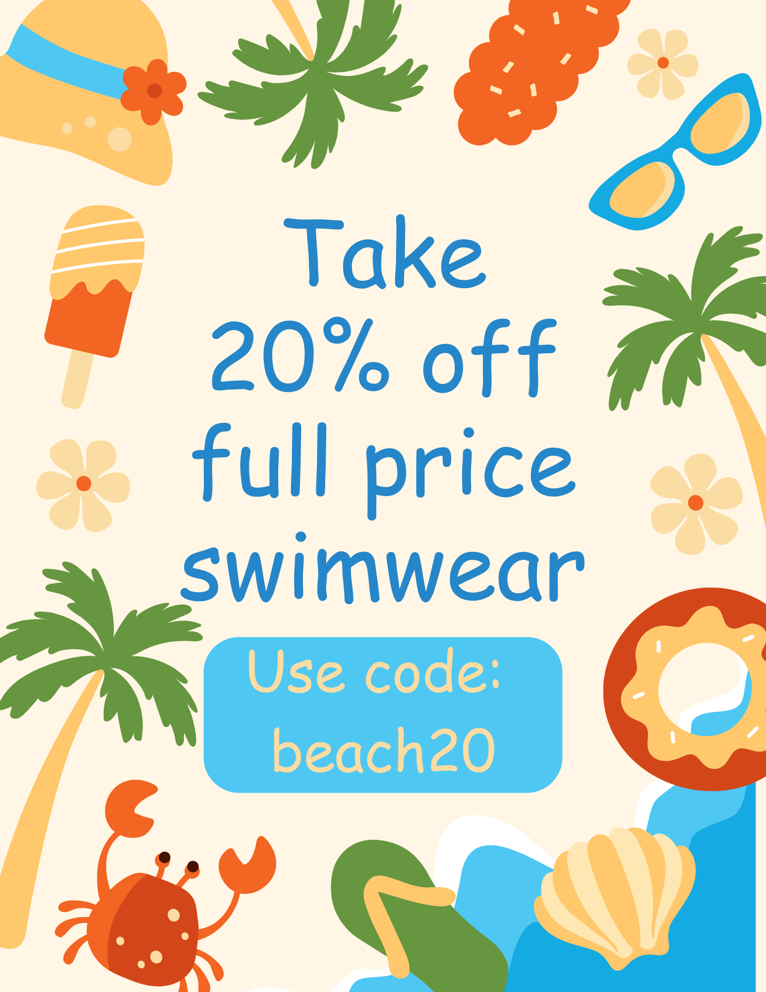 Swim sale